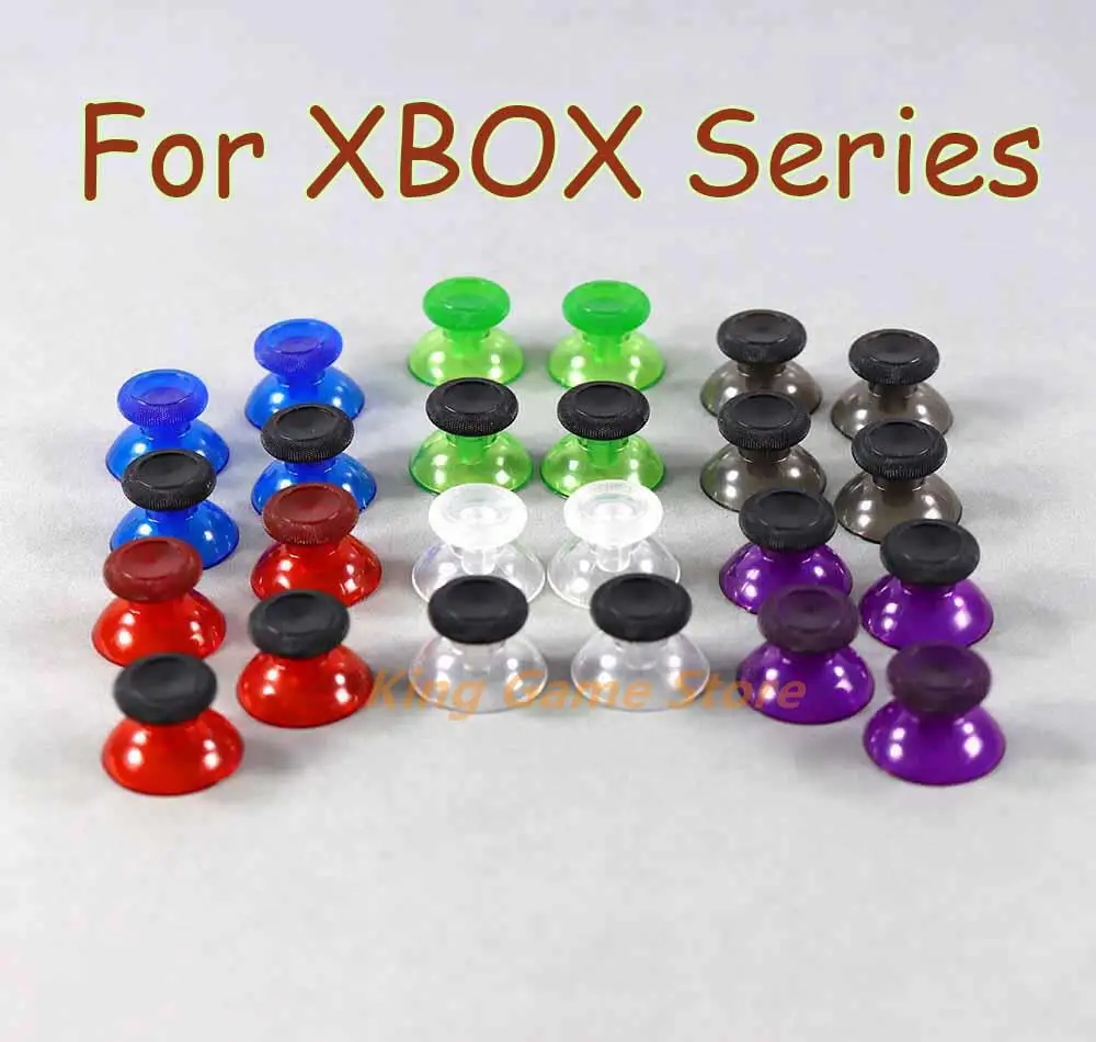 

150pcs/lot Transparent Color 3d Analog Thumb Sticks Grip Mushroom Cover For XBox One For Xbox Series X S Controller Joystick Cap