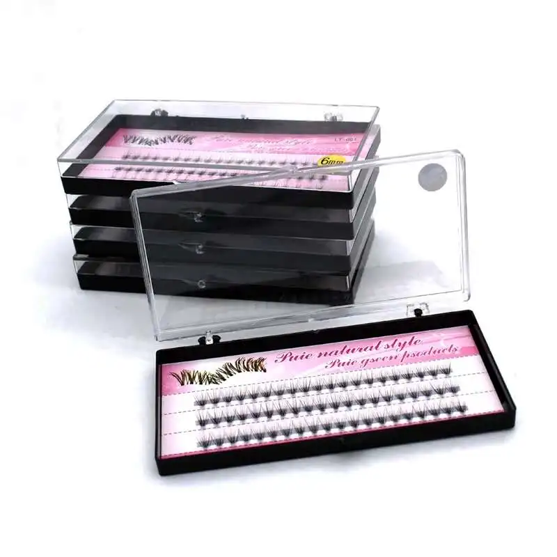 60pcs Individual Cluster EyeLashes Professional Makeup Grafting Fake False Eyelashes for eyelash extensions false eyelashes tabs