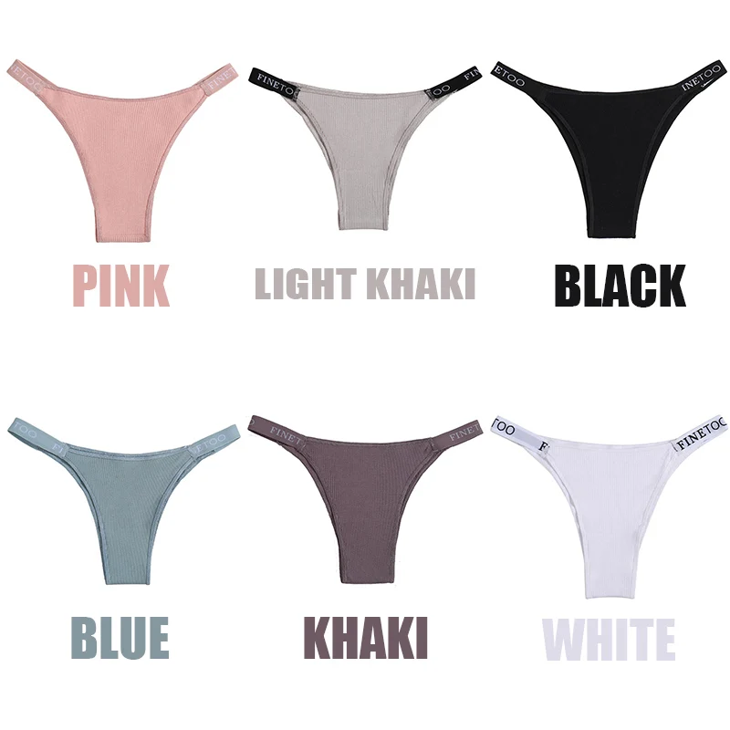 Sexy Panties Thong Women Cotton Briefs Female Underpants Sexy Pantys Soft G-string Underwear Solid Color Intimates Lingerie M-XL