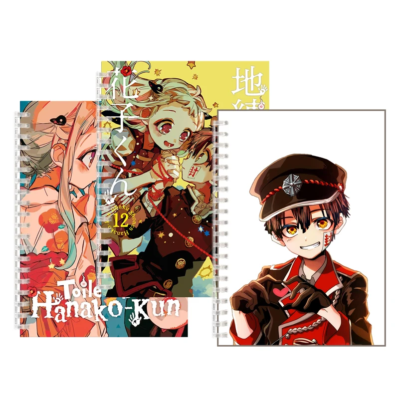 Toilet bound Hanako kun Spiral Notebook Jibaku Shounen Manga Yen Poster Note Book Merch Yugi Amane COSPLAY Stationery Girls Gift