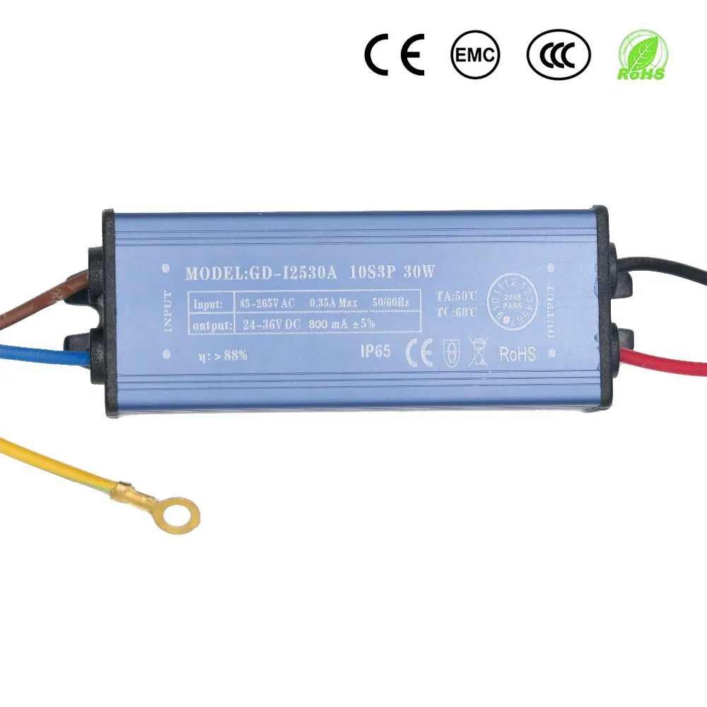 30W 50W 100W 150W 300mA 600mA 900mA LED Driver For LEDs  Power Supply Constant Current Voltage Control Lighting Transformers