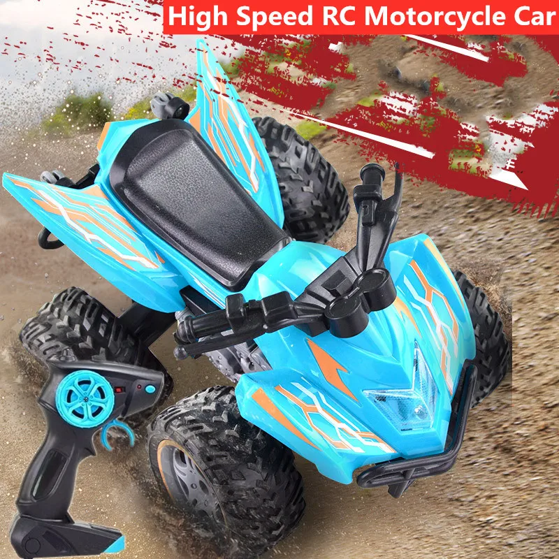 2.4G 4WD High Speed Remote Control RC Stunt Motorbike Deformation RC Stunt Car Drift Racing Motorbike RC Motorcycle Boy Toy Gift