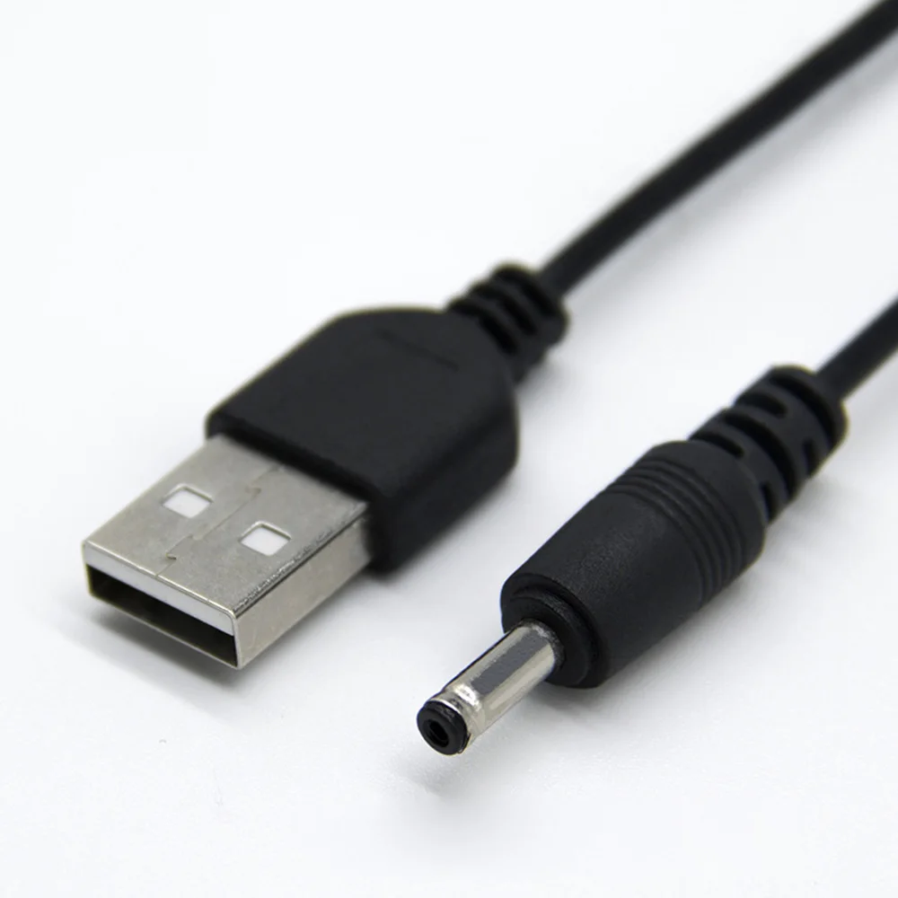 1 Piece USB To DC Power Plug Round Hole Mini Speaker Charging Cable 5V Power Cable 3.5 mm MP3/MP4 Quick Connector