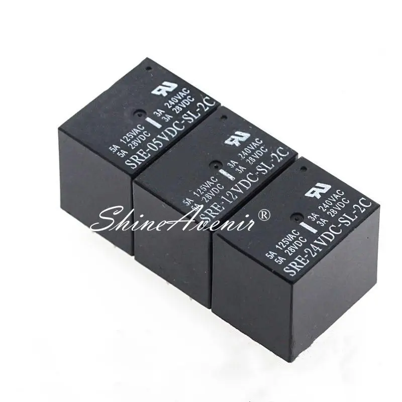 5pcs/lot Relay SRE-05VDC-SL-2C SRE-12VDC-SL-2C SRE-24VDC-SL-2C SRC-05VDC-SH SRC-12VDC-SH SRC-24VDC-SH 5V 12V 24V 8PIN