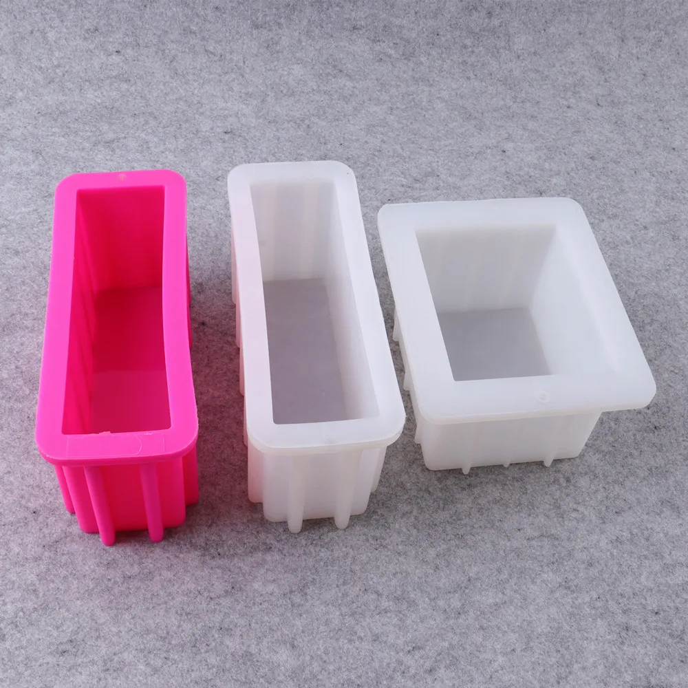 

500ML Rendering Soap Silicone Mold DIY Square Toast Loaf Mold Homemade Form Thickened Soap Making Tool Supplies Resin Mold Craft