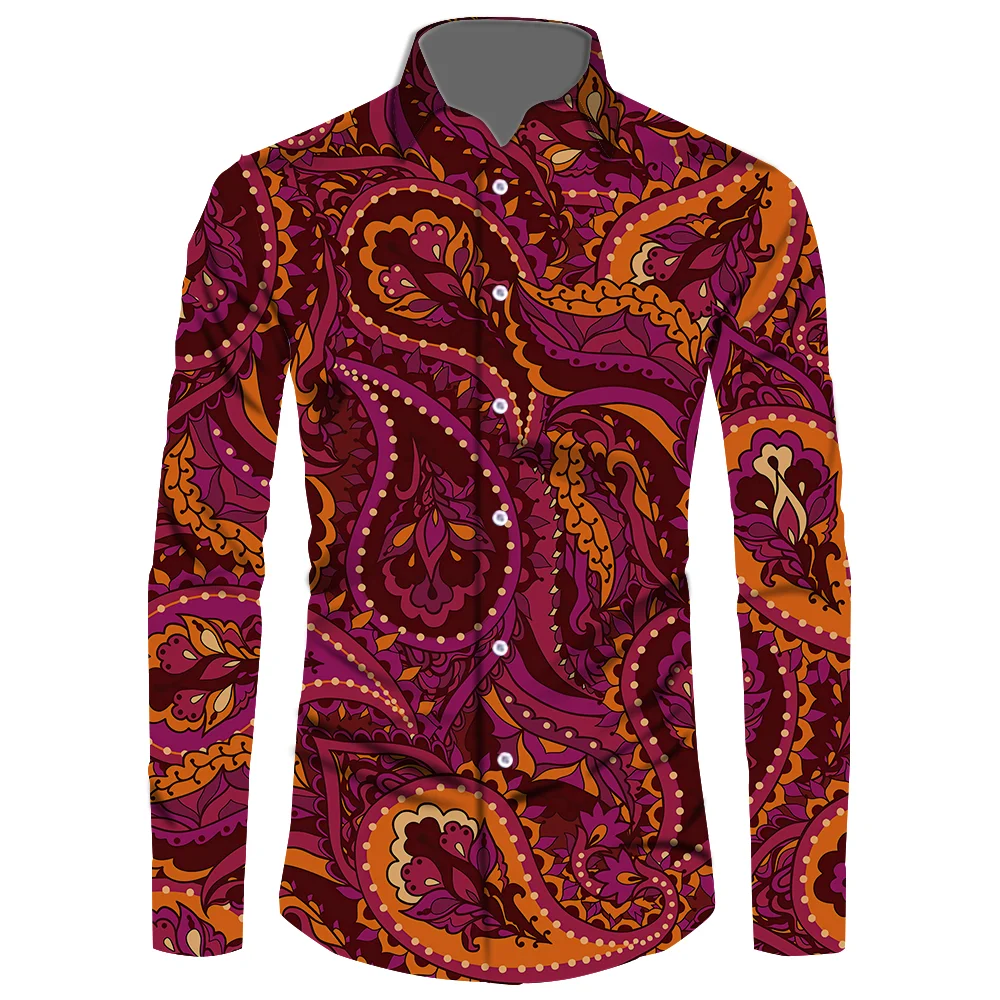 

OEM/ODM Young Men Streetwear Lapel Tops Long Sleeve Fashion Shirts Brand Casual Clothing Mens Dress Shirts Business Streetwear