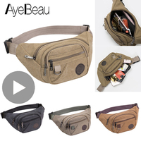 Waist Fanny Pack For Men Women's Bag Belt Bum Hip Belly Male Female Crossbody Shoulder Cross Body Handbag Banano Kangaroo Banana