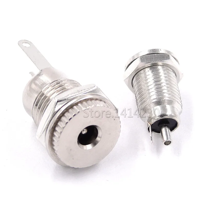 DC Power Jack Socket Plug DC-099 3.5*1.35mm Metal Copper High Current Socket Temperature Resistance Waterproof cap 3.5x1.35mm