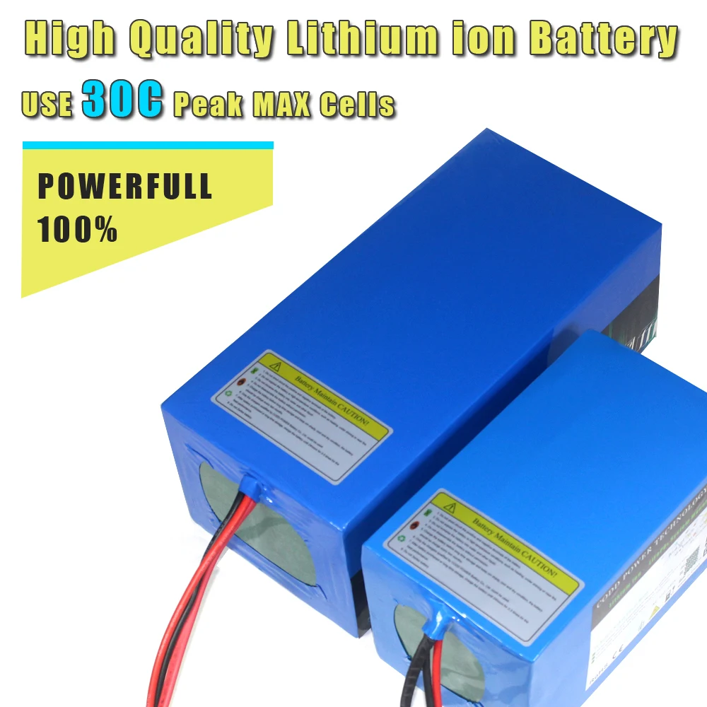 24V 40AH 80AH 100AH Lithium ion Battery Pack 24V 1000W 2000W 3000W 5000W Electric bicycle Scooter Battery