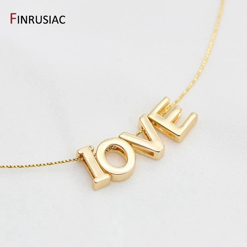 DIY Jewelry Making 26 Letters Beads Gold Plated Hollow Alphabet Pendants For Bracelets Necklace Accessories