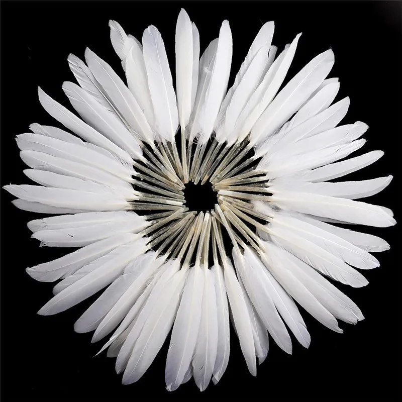 100 قطعة/الوحدة دفعة مختلطة الأبيض أوزة/تركيا بطة الريش للحرف اليدوية غطاء الرأس ديكور مجوهرات الزفاف بلوم الغريبة اكسسوارات