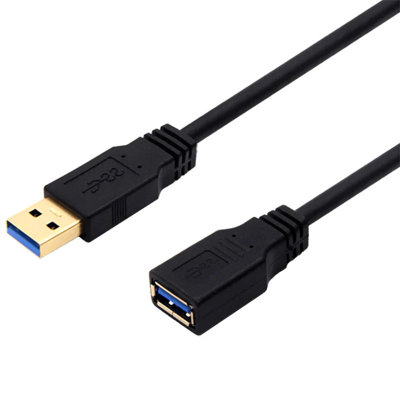 USB تمديد وصلة كابل سوبر سرعة USB 3.0 كابل ذكر إلى أنثى مزامنة البيانات USB موسع تمديد كابل 1 متر 2 متر 3 متر كابل الكمبيوتر