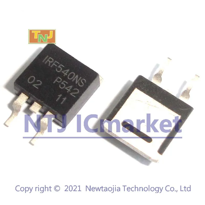 10 PCS IRF540NS TO-263 F540NS IRF540NSTRPBF IRF540 SMD N-Channel Power Mosfet