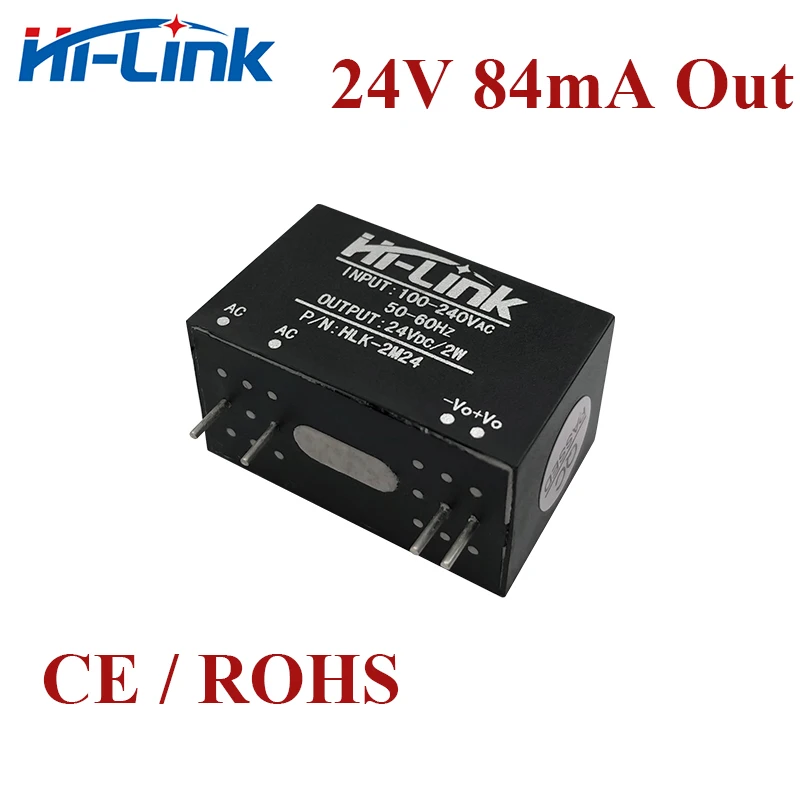 Módulo convertidor de CA a CC con CE ROHS, 2 piezas, envío gratis, Hi-Link, 2W, 85-264V a 3,3 V, 5V, 9V, 12V, 24V
