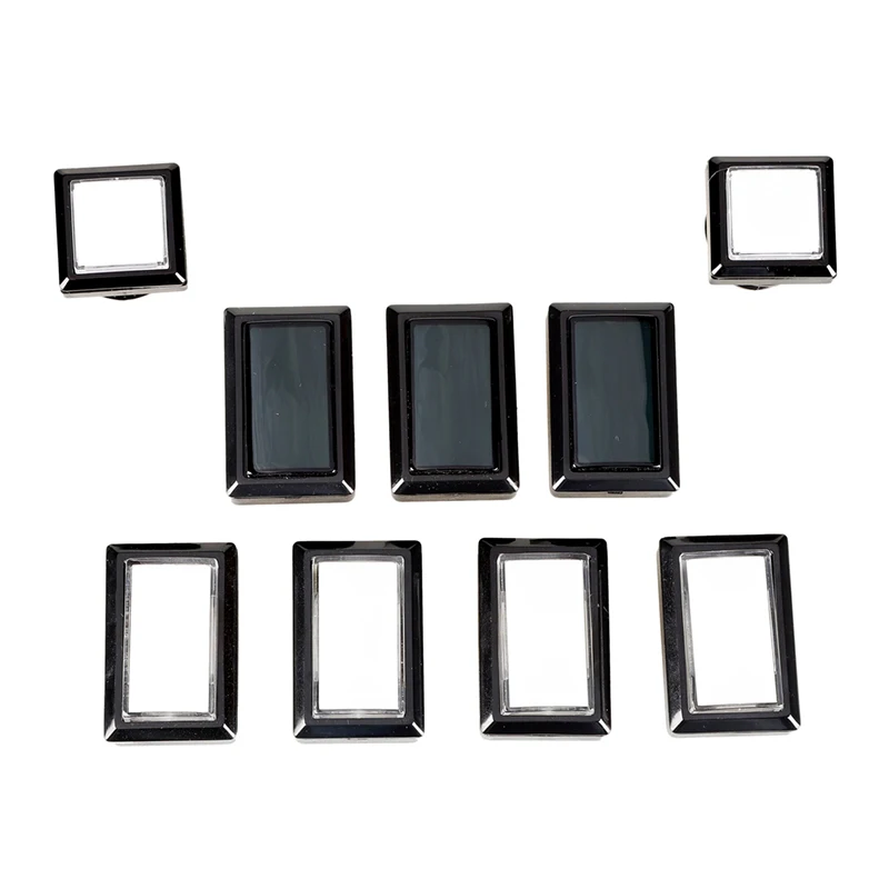 9x New Arcade Beatmania IIDX 2x Square + 7x Rectangular  LED Illuminated Push Buttons For DJ Video Machine Games DIY Parts Jamma