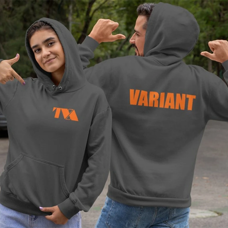 

LOKI Hoodies TVA VARIANT Letter Print Streetwear Men Women Fashion Oversized Hoodie unisex Sweatshirts Pullover Tracksuits