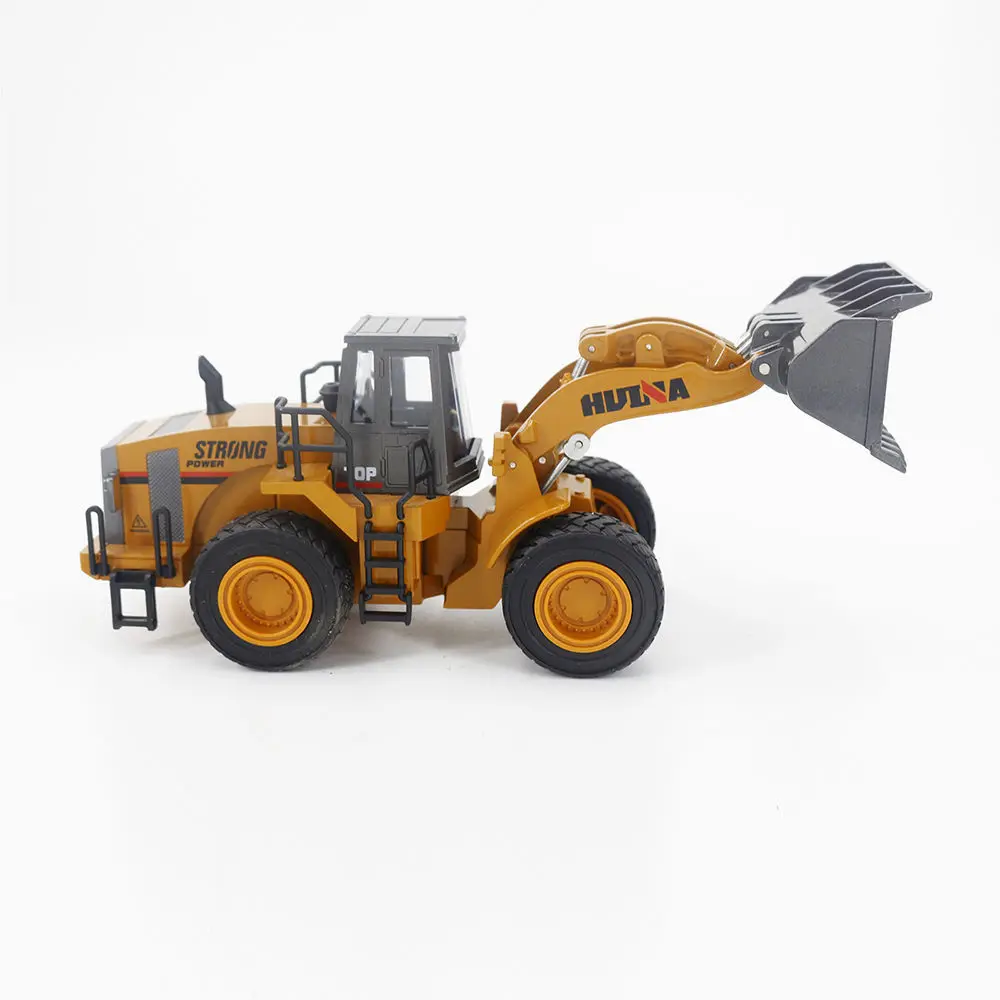 HUINA 1:40 1:50 1:60 Excavator Alloy Scarifier Diecast Truck Scale Wheel Loader Construction Vehicle Metal Model Cars Boys Toys