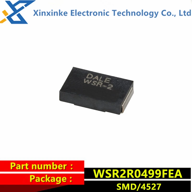 WSR2R0499FEA DALE WSR-2 0.0499R 1% 4527 2W 49.9mR Current Sensing Resistor - SMD .0499ohms 2watts 75PPM New Original Genuine