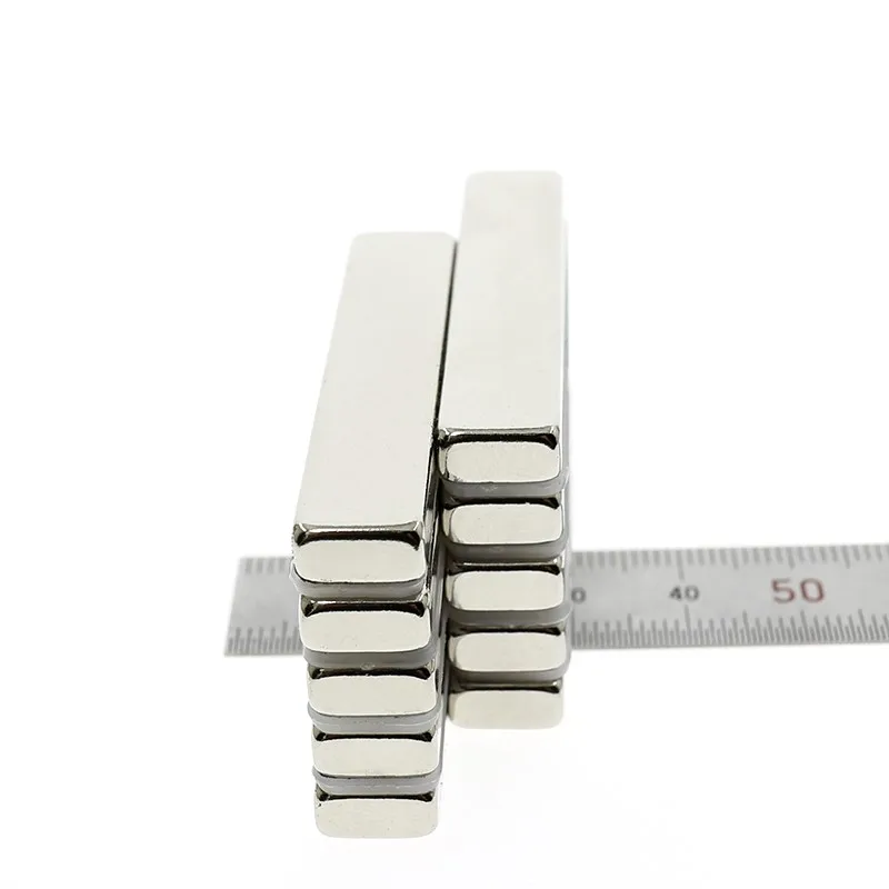 60x10x5 Strong Sheet Rare Earth Magnet Thickness 5mm Block Rectangular Neodymium Magnets 60x10x5mm Strip Magnet 60*10*5 60mm