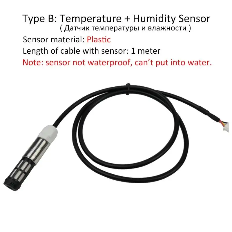 Temperature Sensor Humidity Detector Thermohygrometer Probe A B C Only for FD Smart Home 4G 2G 4CH 8CH Relay Controller