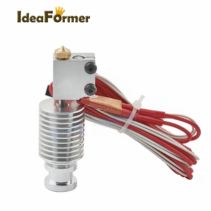 3D Printer Parts 12V/24V Volcano Printing head Wade Short-distance J-head Hot End With 0.6mm/0.8mm Nozzle for 1.75mm filament.