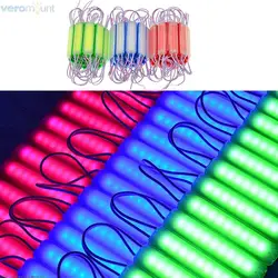 20pcs DC 12V LED Module COB 9 LEDs 75*16mm 170° Viewing Angle Super Bright IP65 Waterproof for LED Sign Advertise Lighting