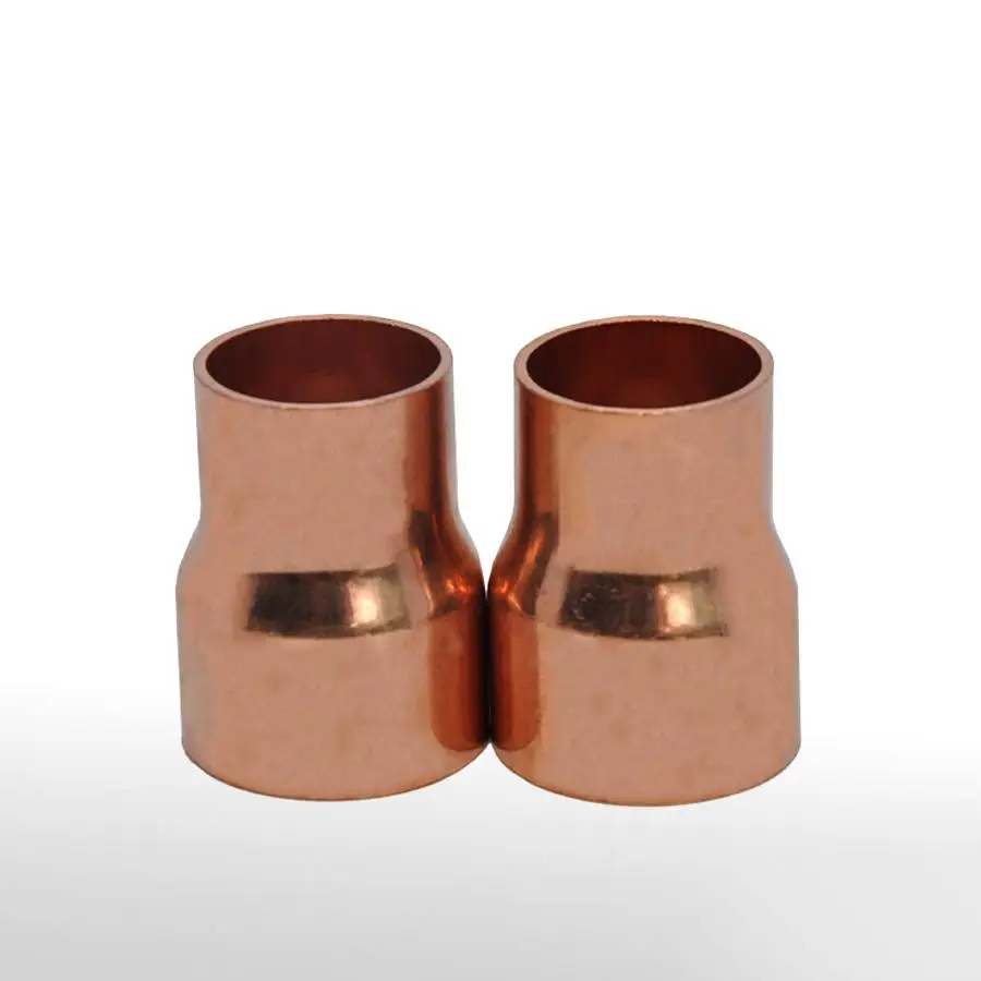 35mmX28mm Inner Diameter Copper End Feed Straight Reducing Coupling Plumbing Fitting Scoket Weld Water Gas Oil