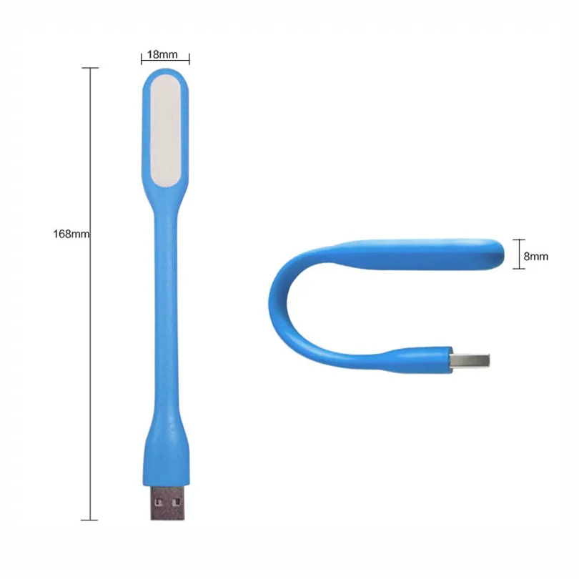 Portatile Mini USB Lampada Da Tavolo di Lettura della Luce del Libro del LED Flessibile Ultra Luminoso DC 5V Luci di Campeggio Per Accumulatori E Caricabatterie Di Riserva PC taccuino del computer portatile