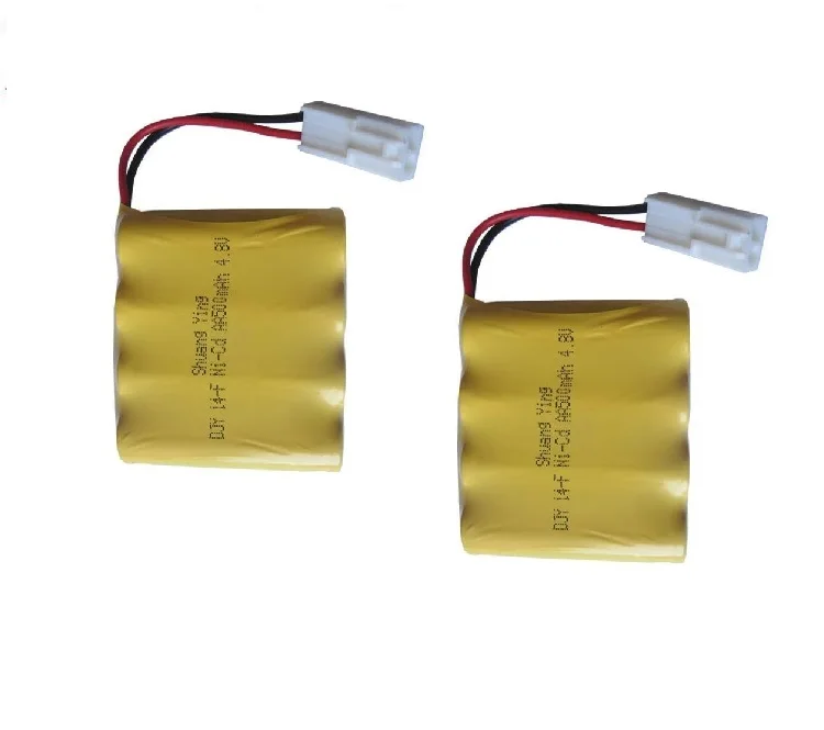 4.8V 500mAh AA Ni-Cd Battery Set For Rc Toys Cars Tanks Trucks   AA Ni-Cd Rechargeable Battery 2pcs