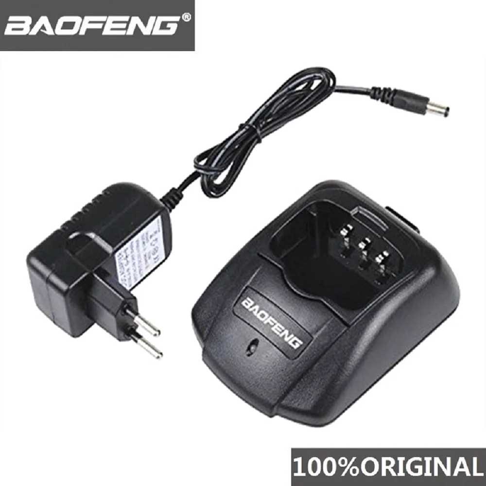 100% oryginalny Baofeng UV-B5 UV-B6 ładowarka dwukierunkowa Radio 100V-240V ładowarka do Pofung UVB5 UVB6 Walkie Talkie UV B5 UV B6