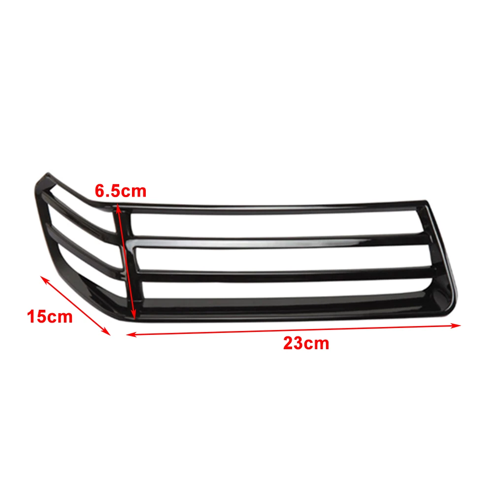 2PCS Car Front Wheel Eyebrow Light Decor Cover Trim For Jeep wrangler JL 2018 2019 2020