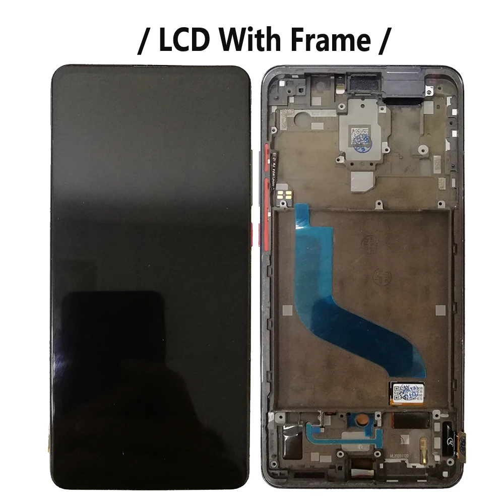 AMOLED LCD With Frame For Xiaomi Mi 9T Pro LCD M1903F11G Display Mi 9T LCD M1903F10G Screen Touch Digitizer Assembly Replacement