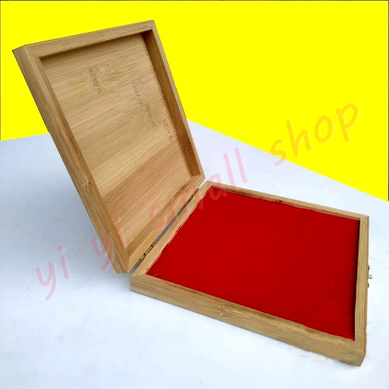 Sponge Printing Pad, Bamboo Printing Pad, Quick Drying, Square, Large-Size Printing Pad, Monochrome Wood, Taoist Products