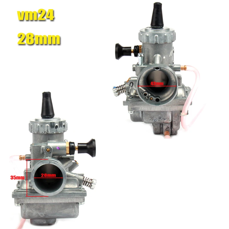 Mikuni VM16 VM22 VM24 VM26 Carburetor 19mm 26mm 28mm 30mm Carb For Honda for Yamaha 110cc-250cc Dirt Pit Bike ATV