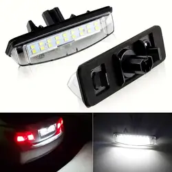 2Pcs CanBus LED License Plate Lights for Toyota Camry/Aurion Avensis Verso Echo Prius LEXUS Is200 / Is300 1999~2005 Number Lamp