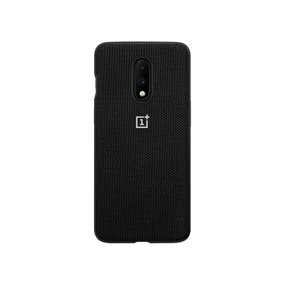 100% Original Official OnePlus 7 Case Cover Sandstone Bumper Nylon Silicone Red Matte protective Slim Back Case