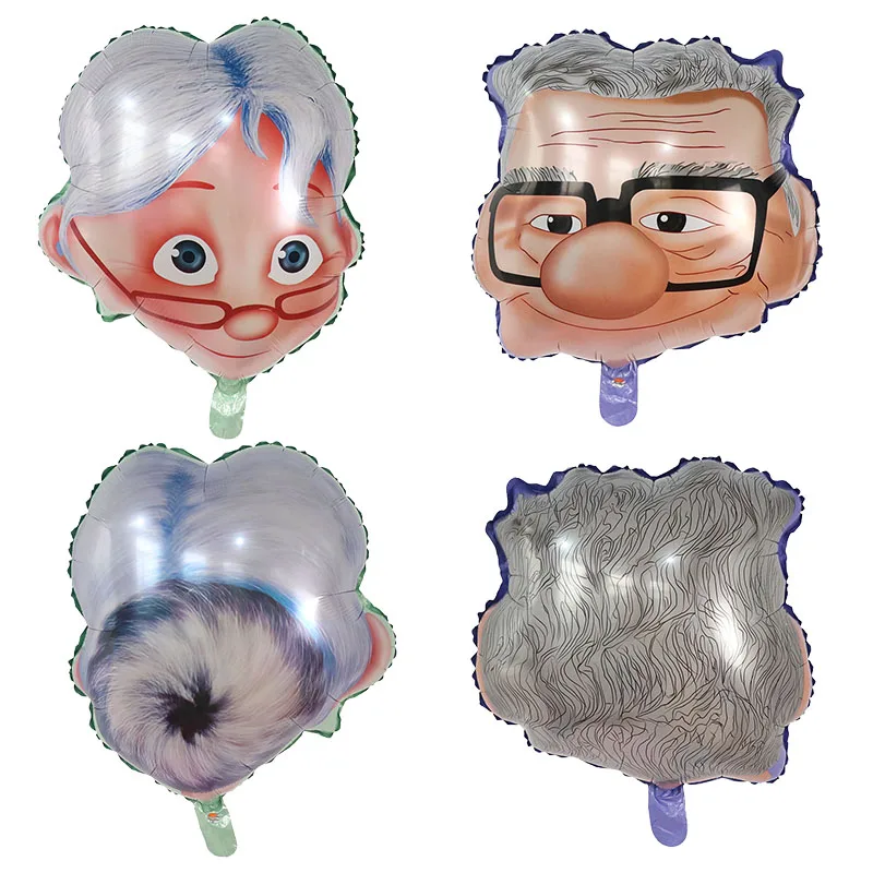 1Pc Cartoon Movie Up Carl Ellie Balloons Flying Travel Theme Air Globos Home Birthday Party Decorations Accessories Kid Toy Gift