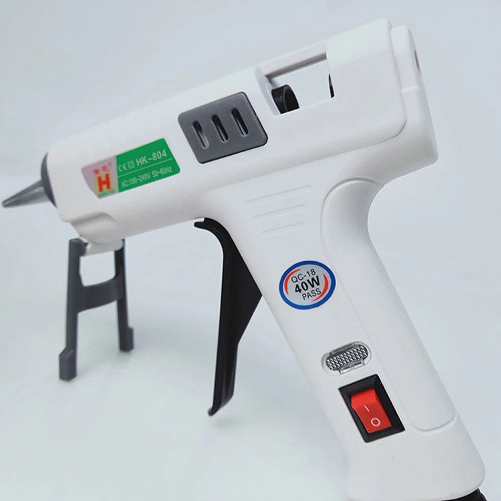 Hot Melt Glue Gun 40W Professional DIY Mini Adhesive Stick Silicone Guns Industrial Electric Heat Temperature Gun Repair Tool