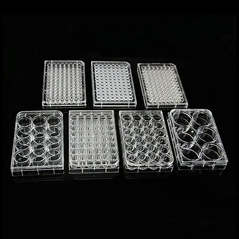 

5pcs 6/12/24/48/96/384 hole Disposable Cell Culture Plate Bacterial Culture Plate Enzyme Label Plate Sterilization Packaging