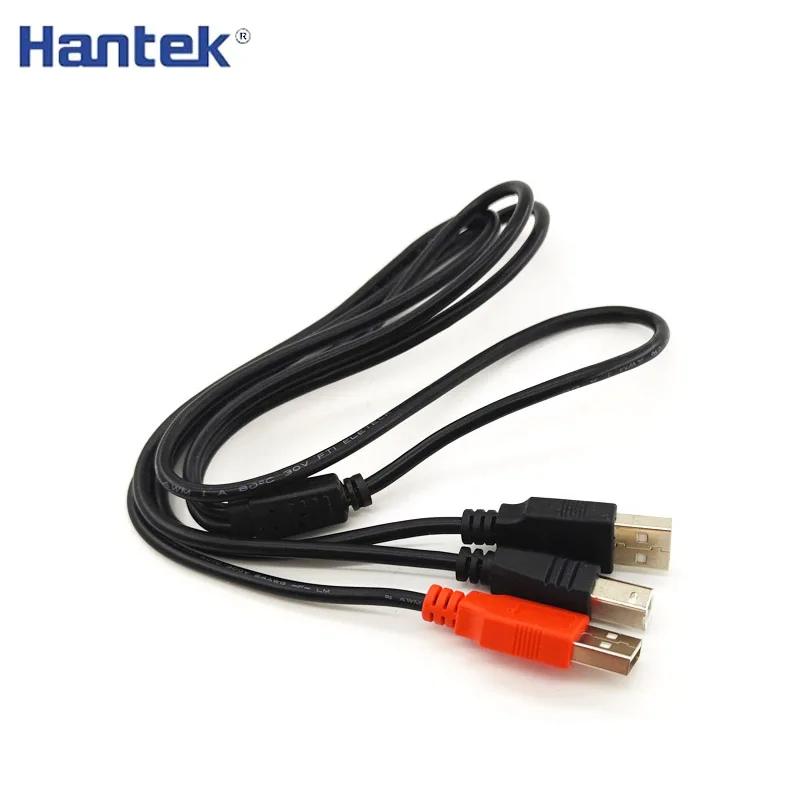 Hantek USB Data Cable Various Oscilloscope Data Cable 6074BE 1008C 3 Plugs to Connect Multimeters Various Instrument Data Cables