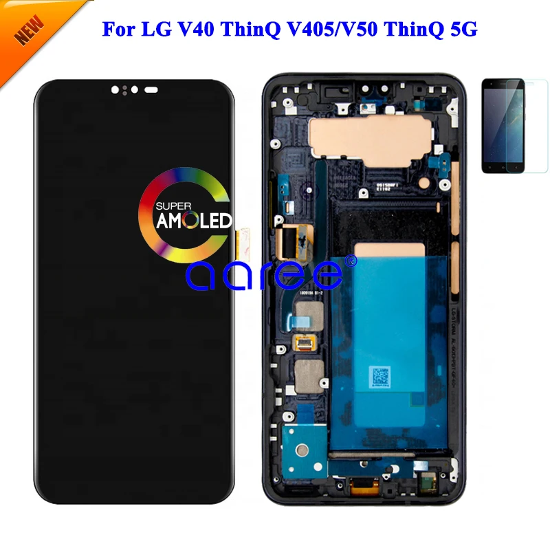 AMOLED LCD Display Original For LG V40 ThinQ LCD Display For LG V50 ThinQ 5G LCD Display Screen Touch Digitizer Assembly