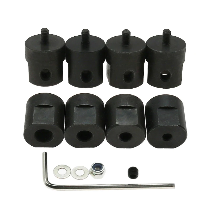 1Pcs M3 Saw Blade Connecting Shaft Connecting Rod Clamp Shaft Pressure Plate Shaft Motor Shaft Adapter Coupler Chuck Sleeve