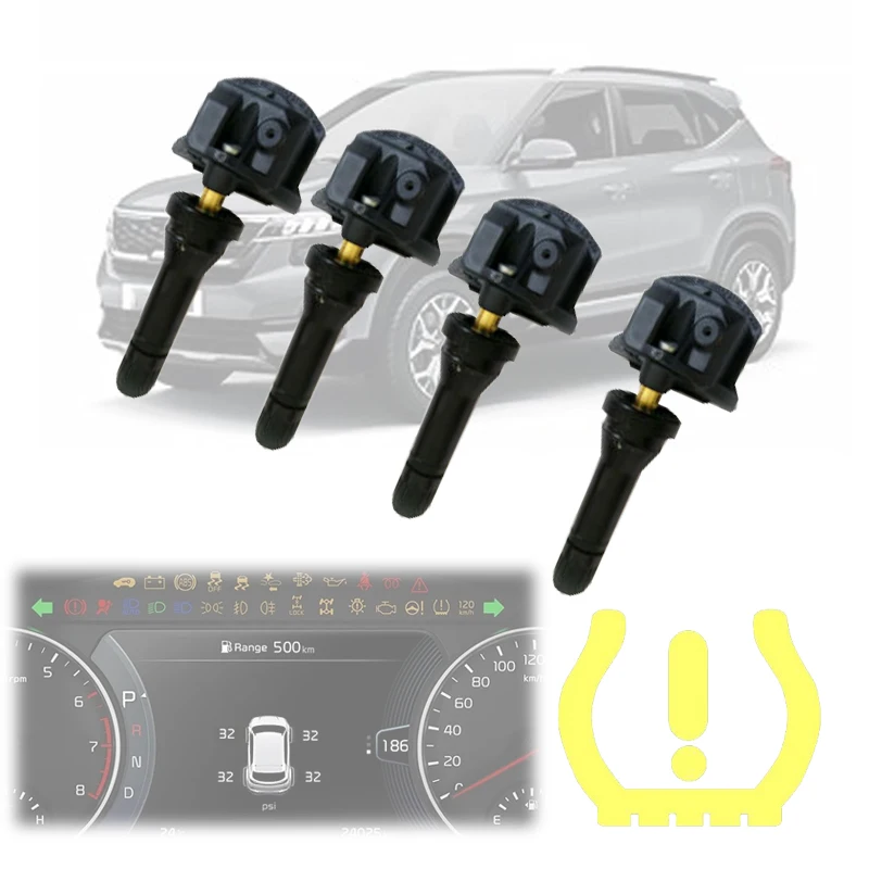 

Tire Pressure Monitoring System 52940-L1100 For Hyundai Sonata Sorento DN8 KIA Seltos 2019-2020 TPMS 52940L1100 433MHz 4pcs