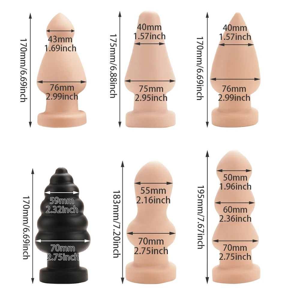 Anal Plug Dildo Female Masturbation Device High Quality Silicone Anal Beads Adult Products Butt Plug Erotic Sex Toys for Couple