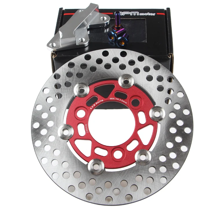 Scooter 200mm Brake Disc/rotor And Adapter/bracket For Honda Dio 28 34 35 36(using Original Brake Caliper And Front Fork)