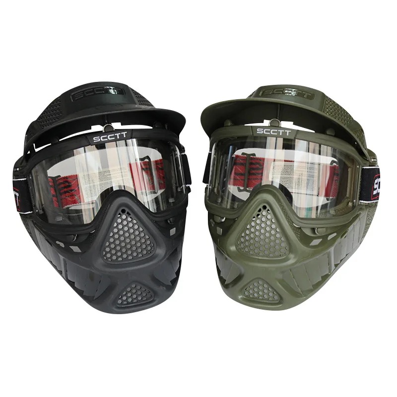 Paintball mask live action CS field equipment paintball mask SCCTT chicken shooting tactical mask