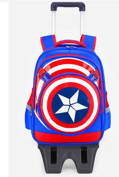 Children school wheeled backpack Mochilas kids School trolley bag for boys school bag with wheels School Rolling backpack Bags