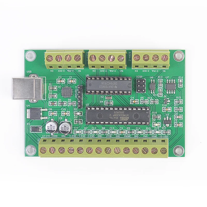 Scheda di controllo GRBL, porta USB, 3 assi, controller di movimento del driver dell'interfaccia, aggiornamento TB6600, inverter VFD, macchina per incisione CNC fai da te