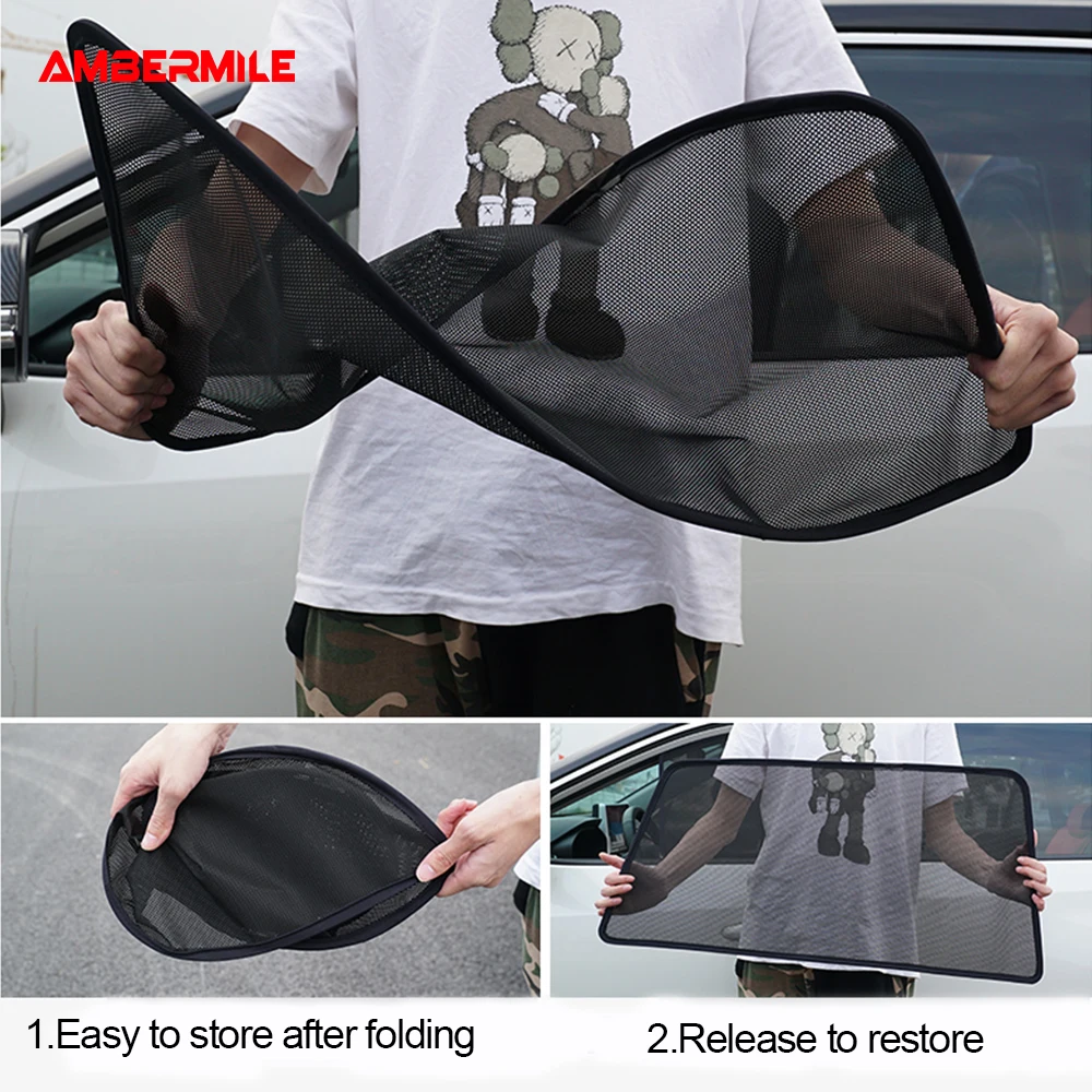 Car Side Rear Window Sunshade for Mini Cooper F54 F55 F60 R55 R60 Countryman Visor Window Anti-Mosquito Curtains Protector Cover