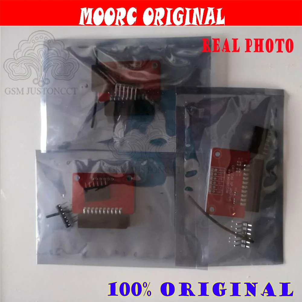 MOORC EMMC Adapter, 3 in 1, EASY JTAG, MEUSD PRO, UFI, ISP,  New